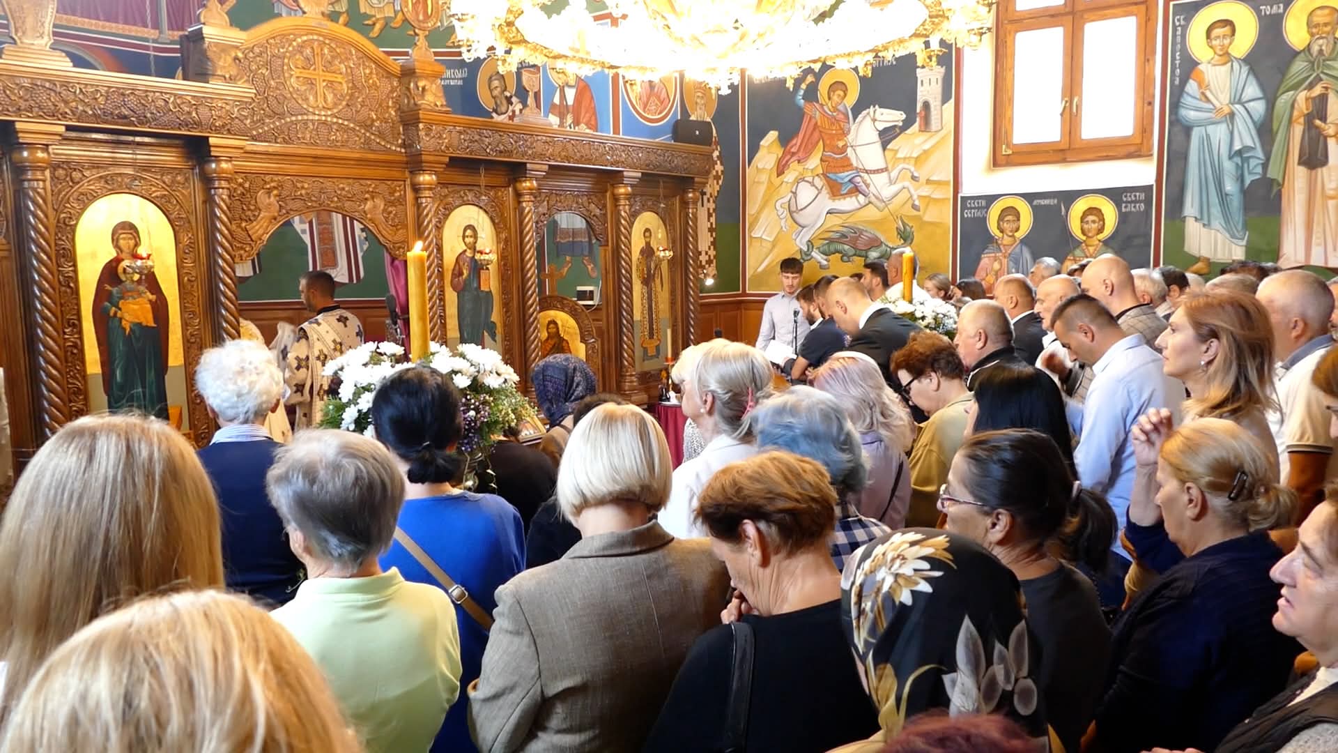 СВЕТОМ ЛИТУРГИЈОМ У ХРАМУ НА МЕГДАНУ ПОЧЕЛА ПРОСЛАВА КРСНЕ СЛАВЕ ЦРКВЕ РОЂЕЊА ПРЕСВЕТЕ БОГОРОДИЦЕ НА МЕГДАНУ И ОПШТИНЕ ВИШЕГРАД – МАЛЕ ГОСПОЈИНЕ